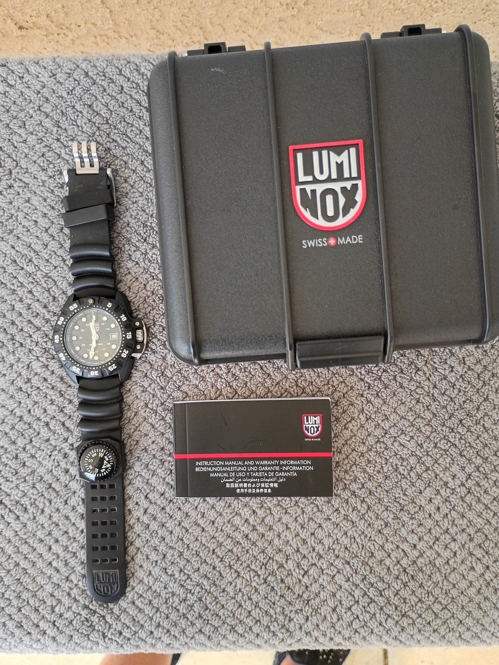 Luminox Scott Cassell Deep Dive Watch XS1551, Add On Compass, Good